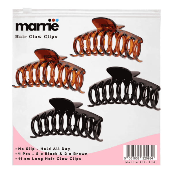 Marrie Large Hair Claw Clips for Thick Hair Nonslip Jumbo