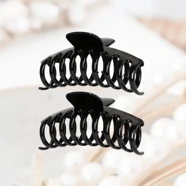 Marrie Hair Claw Clip Black (Pack of 2)