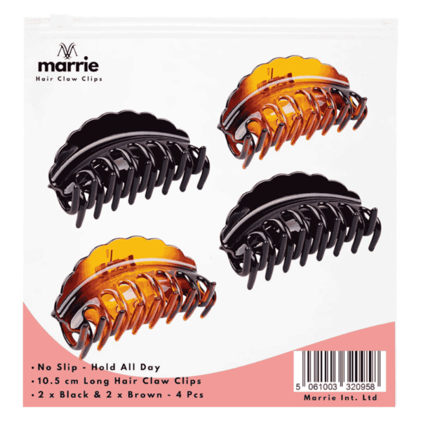 Marrie Hair Claw Clips for Thick Hair clips black brown