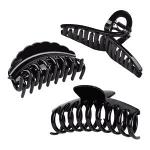 Large claw clips black collection