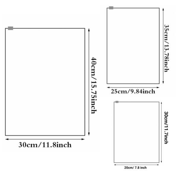 Frosted white reusable zip lock bags