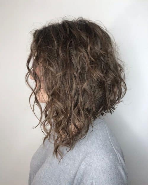 Wavy Lob (Long Bob)