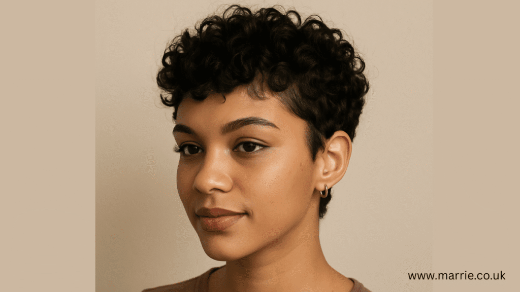 Curly Pixie Cut