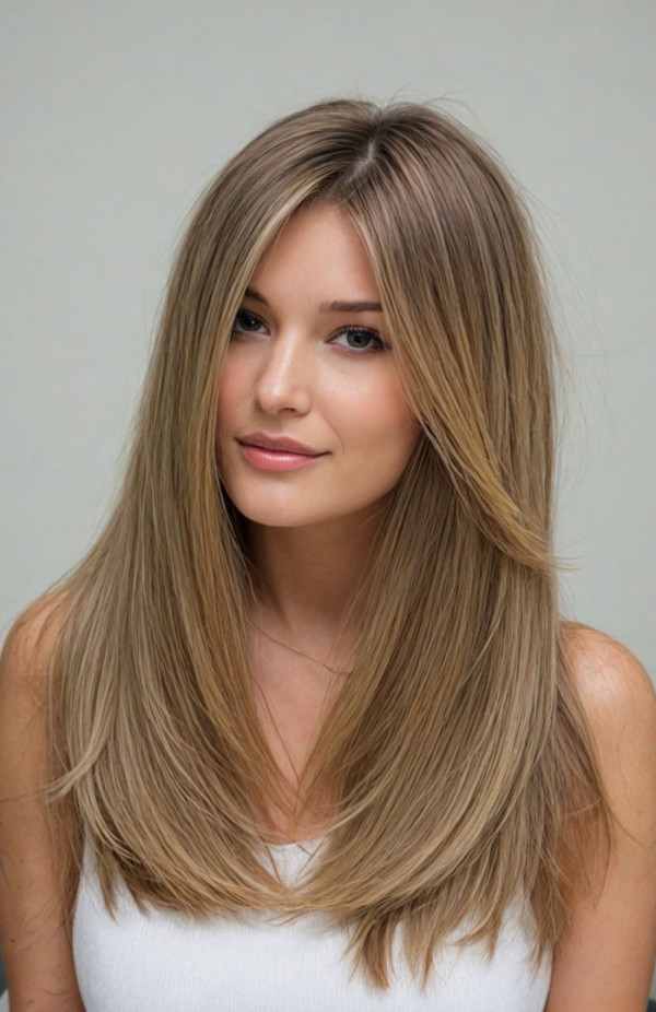 Layered Straight Hair