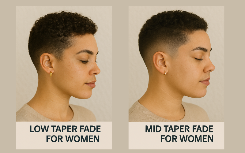 Low vs Mid Taper Fades
