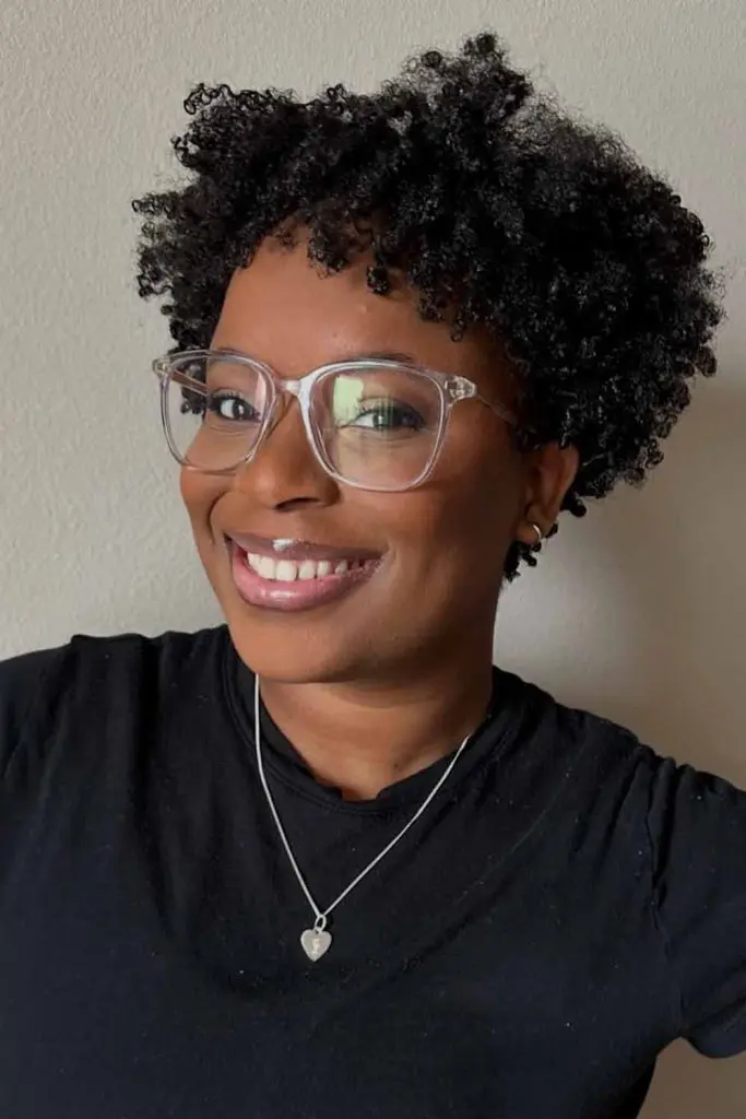 Tapered Pixie With Defined Curls