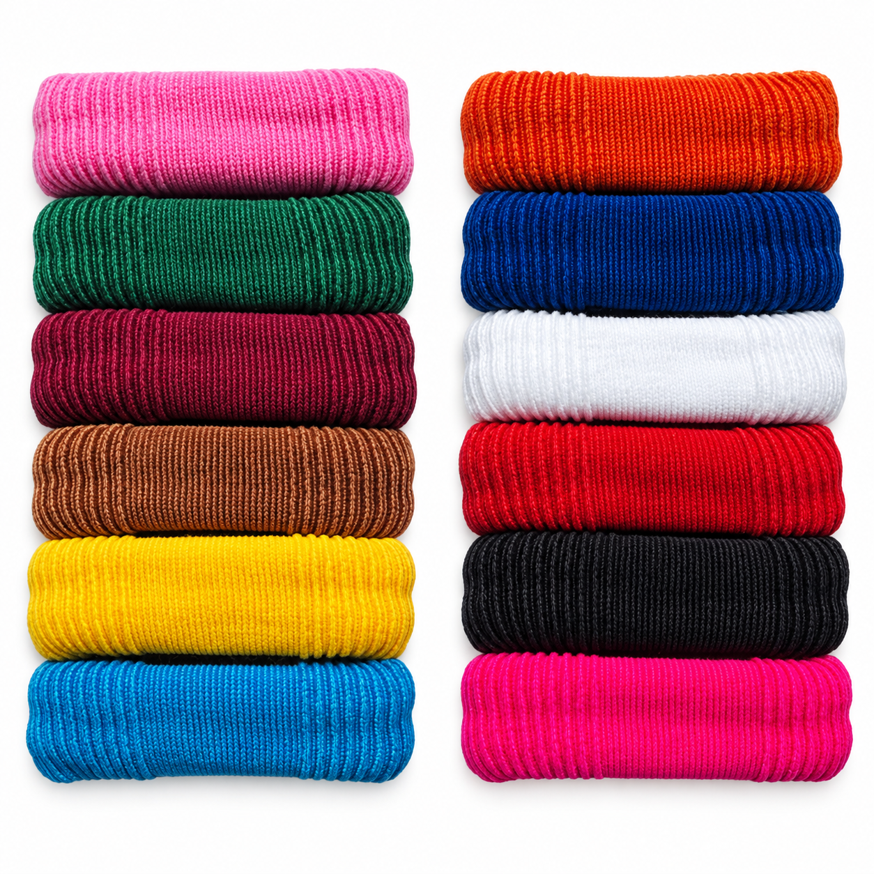 Hair Ties - Snag-Free Towelling Bands for Thick Hair (12pcs) (2)